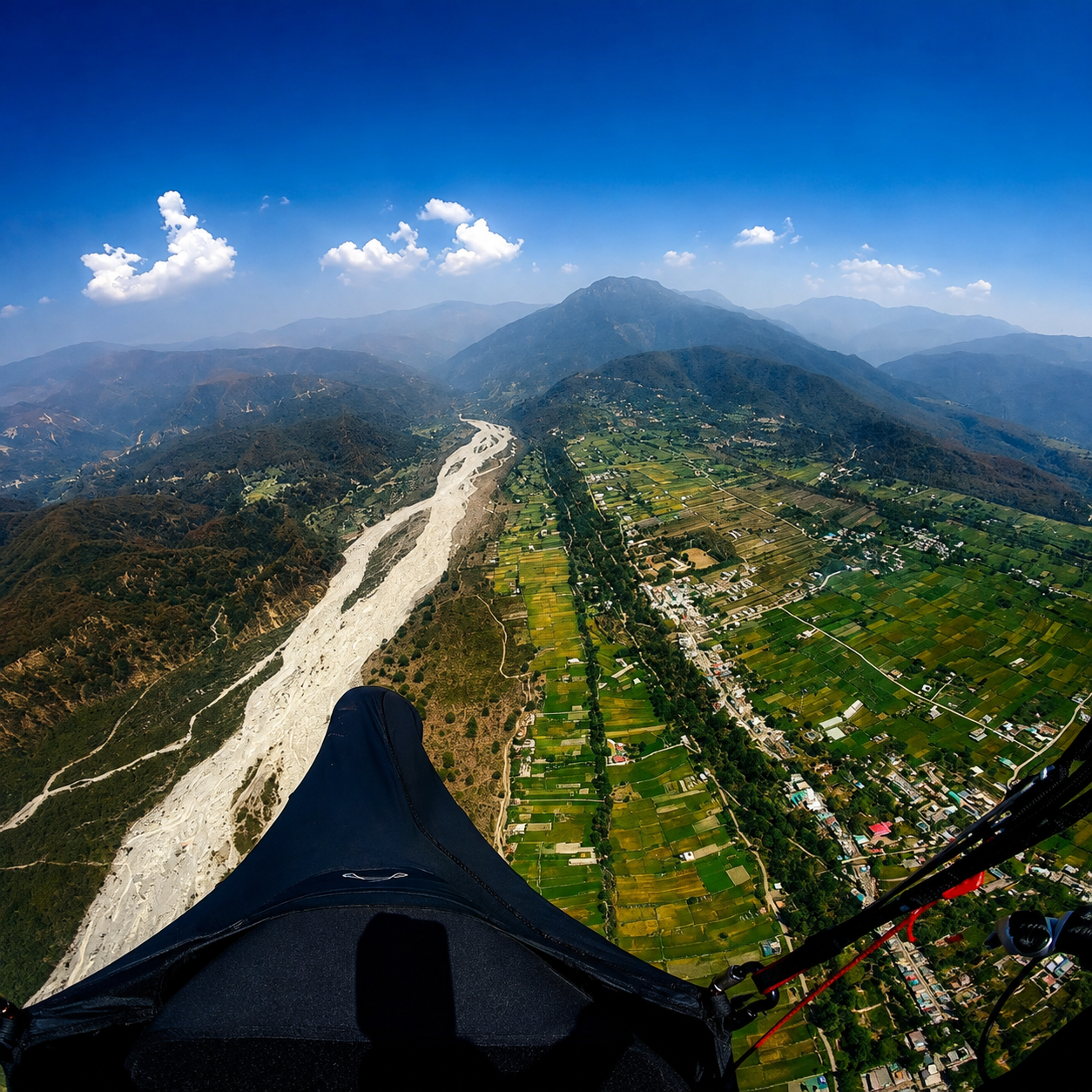Aerial view of Kotabagh Valley